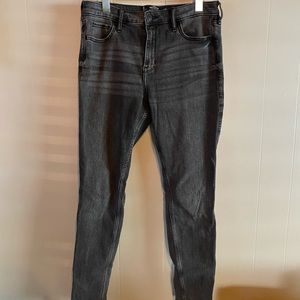 Hollister grey/black skinny jeans size 9R
